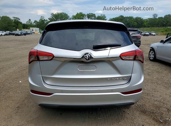 LRBFX1SA6KD025707 2019 BUICK ENVISION Silver Rear view