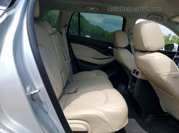 LRBFX1SA6KD025707 2019 BUICK ENVISION Silver Rear interior view
