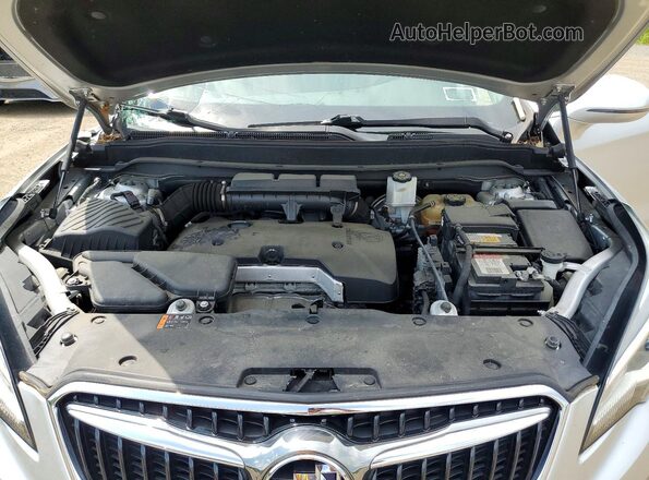 LRBFX1SA6KD025707 2019 BUICK ENVISION Silver Engine compartment view