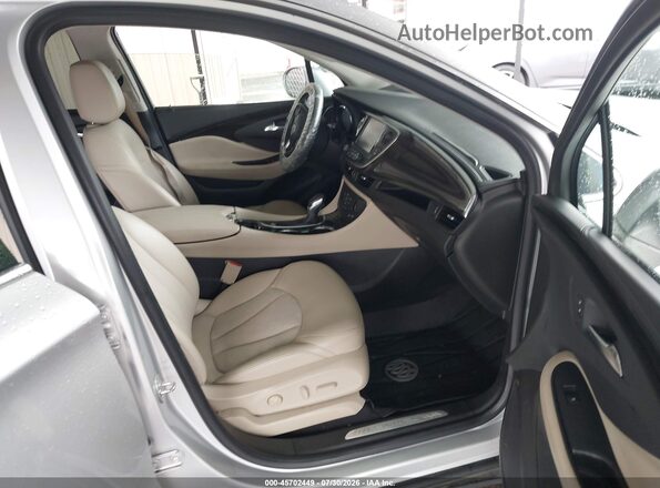 LRBFX1SA6KD033354 2019 BUICK ENVISION Silver Widok wnętrza z przodu