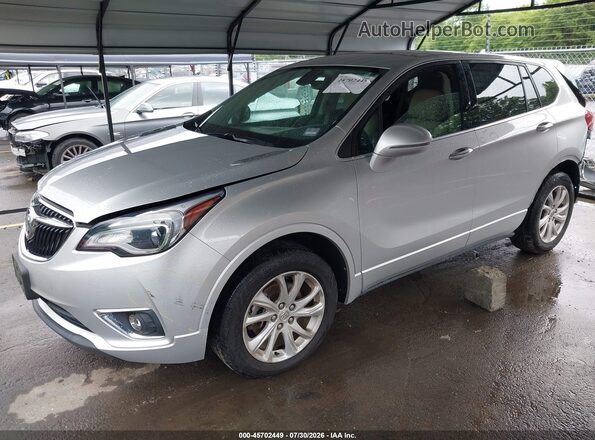 LRBFX1SA6KD033354 2019 BUICK ENVISION Silver Przód lewy