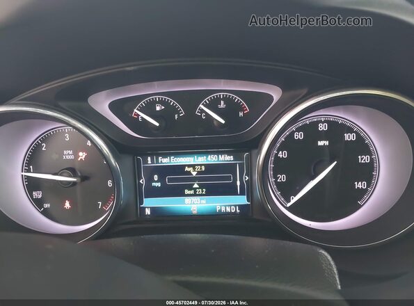 LRBFX1SA6KD033354 2019 BUICK ENVISION Silver Widok tylnych siedzeń