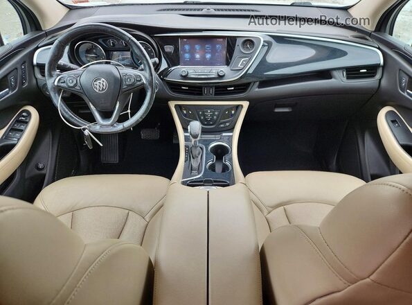LRBFX1SA8JD006557 2018 BUICK ENVISION White Առջևի վահանակի տեսք