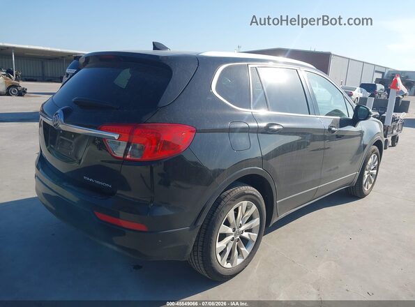 LRBFX1SA9JD024663 2018 BUICK ENVISION Black Rear right