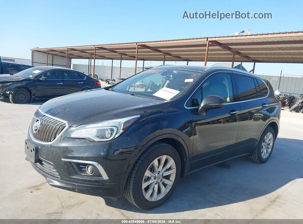 LRBFX1SA9JD024663 2018 BUICK ENVISION Black Front left