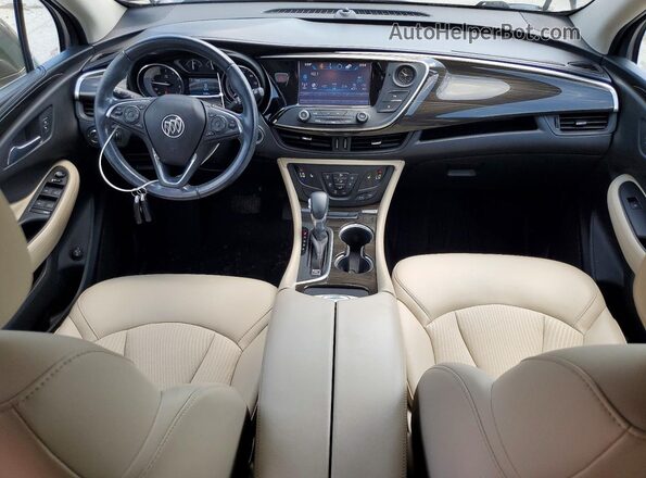 LRBFX1SA9KD010151 2019 BUICK ENVISION Brown Vista del salpicadero