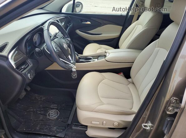 LRBFX1SA9KD010151 2019 BUICK ENVISION Brown Vista interior delantera