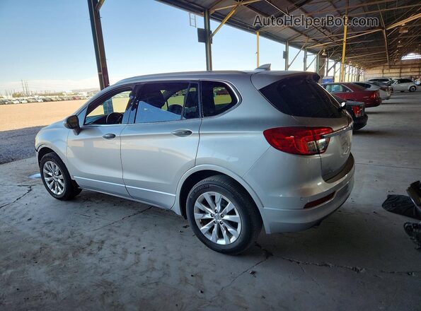 LRBFX1SAXJD055677 2018 BUICK ENVISION Silver Trasero izquierdo