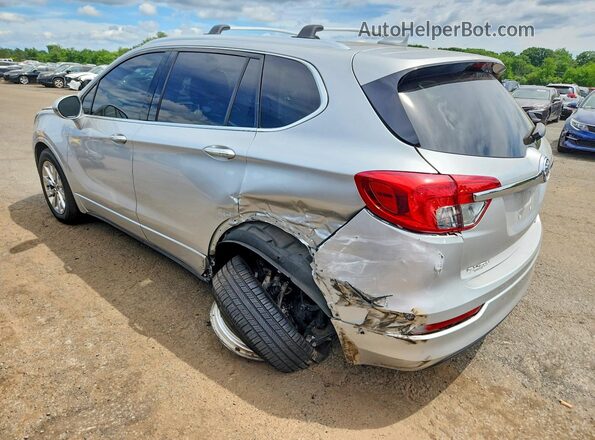 LRBFX2SA1JD056528 2018 BUICK ENVISION Silver Trasero izquierdo