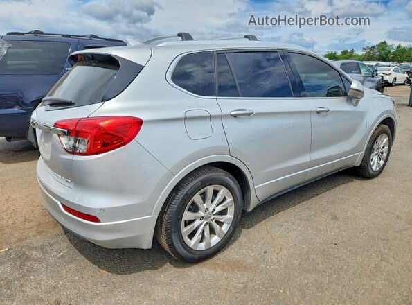 LRBFX2SA1JD056528 2018 BUICK ENVISION Silver Trasero derecho