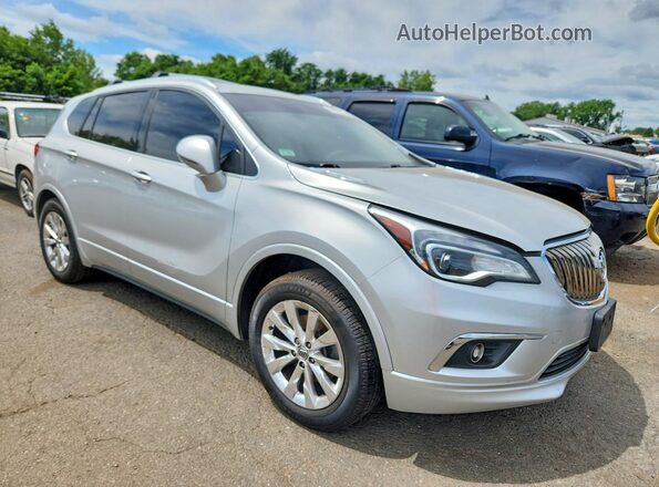 LRBFX2SA1JD056528 2018 BUICK ENVISION Silver Delantero derecho