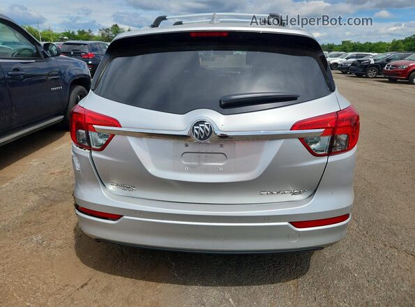 LRBFX2SA1JD056528 2018 BUICK ENVISION Silver Vista trasera