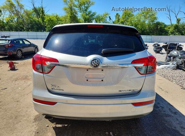 LRBFX2SA2JD005622 2018 BUICK ENVISION Silver უკანა ხედი