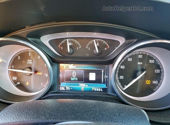 LRBFX2SA2KD010675 2019 BUICK ENVISION Gray Vista del cuadro de instrumentos