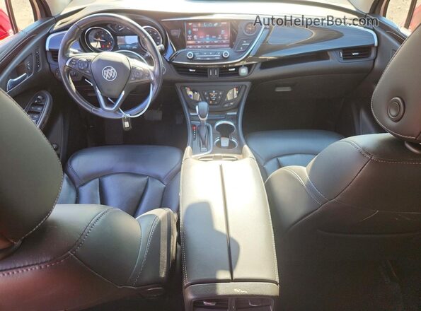 LRBFX2SA4KD063765 2019 BUICK ENVISION Red Առջևի վահանակի տեսք