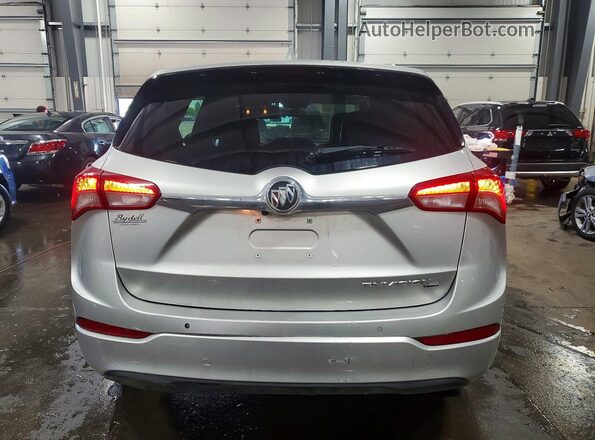 LRBFX2SA6KD130057 2019 BUICK ENVISION Silver Rear view