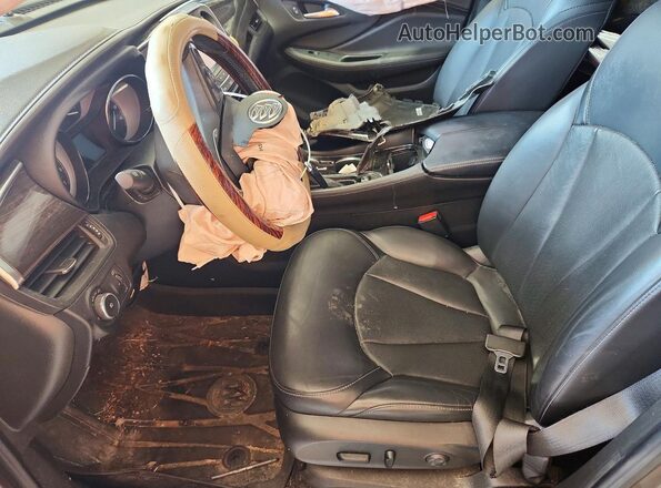 LRBFX2SA7KD006136 2019 BUICK ENVISION Brown Widok wnętrza z przodu