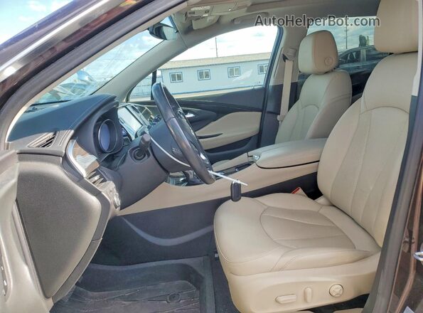 LRBFX2SA7LD157768 2020 BUICK ENVISION Brown წინა სალონის ხედი