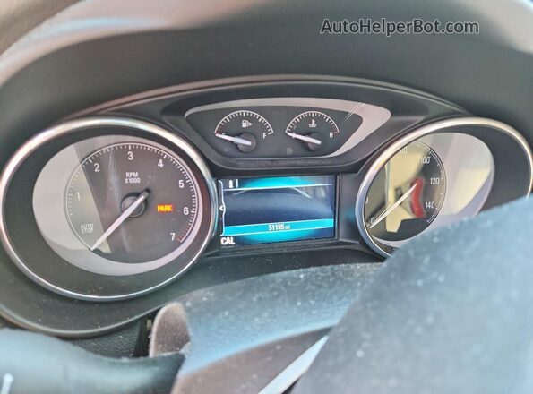 LRBFX2SA8KD010891 2019 BUICK ENVISION Silver Вид щитка приладів