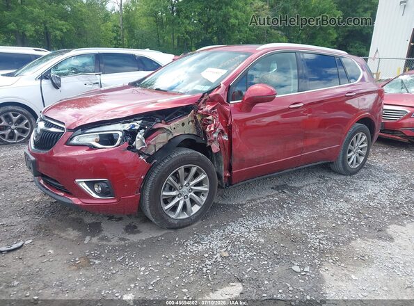 LRBFX2SA8LD059848 2020 BUICK ENVISION Red Vista tres cuartos delantera izquierda