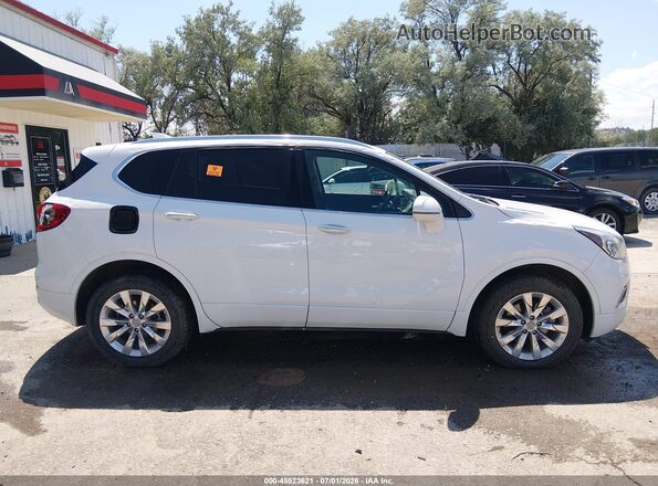 LRBFX2SAXJD009806 2018 BUICK ENVISION White Սալոնի հետևի տեսք
