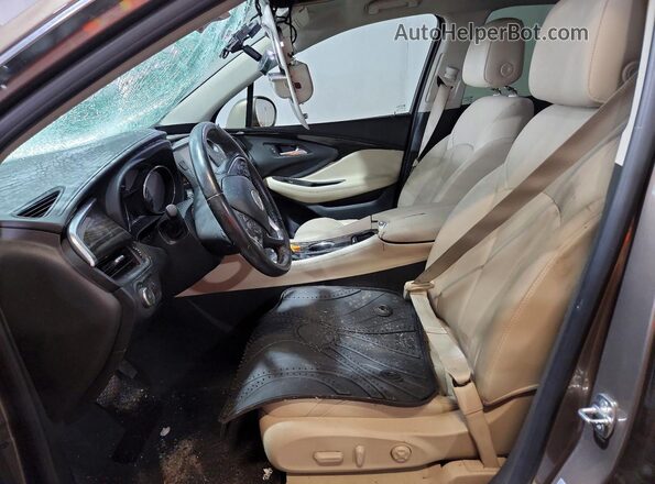 LRBFX2SAXKD042645 2019 BUICK ENVISION Желто-коричневый Вид салона спереди