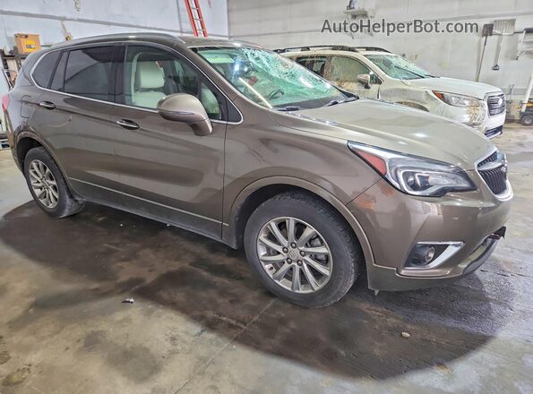 LRBFX2SAXKD042645 2019 BUICK ENVISION Желто-коричневый Передняя правая четверть