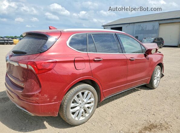 LRBFX3SX0LD020875 2020 BUICK ENVISION Red Rear right