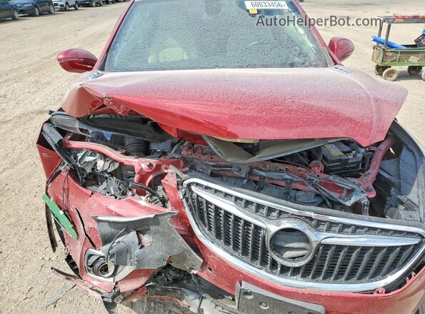 LRBFX3SX0LD020875 2020 BUICK ENVISION Red Engine compartment view