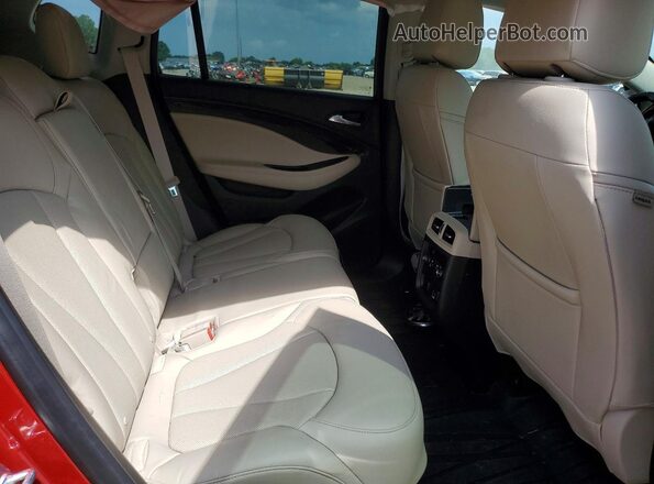 LRBFX3SX0LD020875 2020 BUICK ENVISION Red Rear interior view