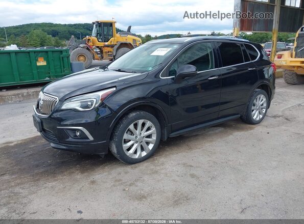 LRBFX3SX2JD003704 2018 BUICK ENVISION Black წინა მარცხენა ხედი სამი მეოთხედიდან