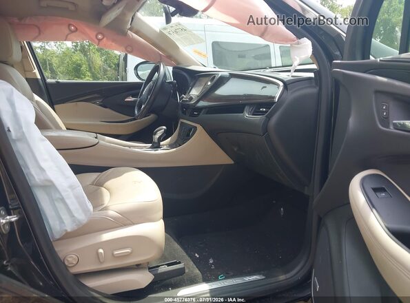 LRBFX3SX3JD003999 2018 BUICK ENVISION Black Front interior view