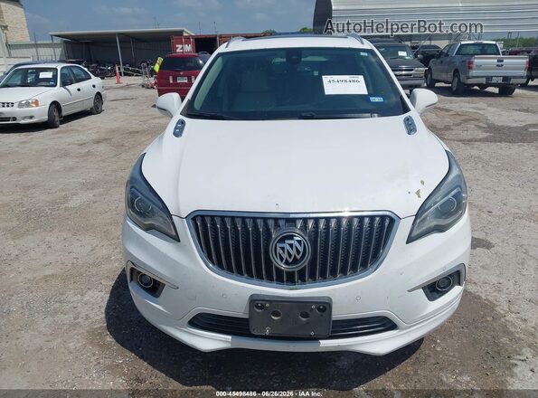 LRBFX3SX4JD004496 2018 BUICK ENVISION White Widok zestawu wskaźników