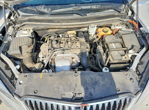 LRBFX3SX6JD004967 2018 BUICK ENVISION Silver Vista de la etiqueta del VIN