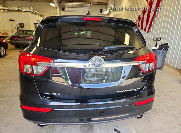 LRBFX4SX5JD002603 2018 BUICK ENVISION Black Widok z tyłu