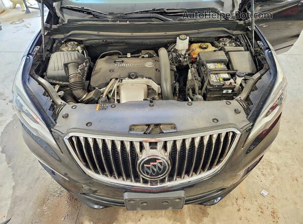 LRBFX4SX5JD002603 2018 BUICK ENVISION Black Widok wnętrza z tyłu
