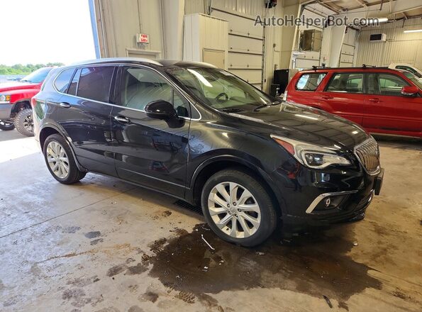 LRBFX4SX5JD002603 2018 BUICK ENVISION Black Przód prawy