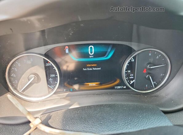 LRBFX4SX6JD027378 2018 BUICK ENVISION Black Вид щитка приладів