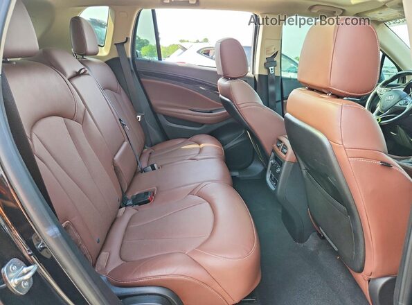 LRBFX4SX6JD027378 2018 BUICK ENVISION Black Вид задньої частини салону