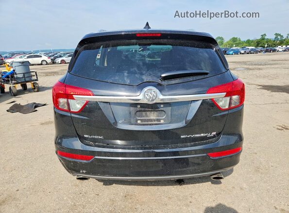 LRBFX4SX6JD027378 2018 BUICK ENVISION Black Вид ззаду