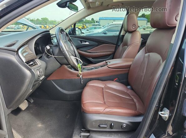 LRBFX4SX6JD027378 2018 BUICK ENVISION Black Вид салону спереду