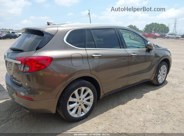 LRBFX4SX8JD058485 2018 BUICK ENVISION Gray Trasero derecho