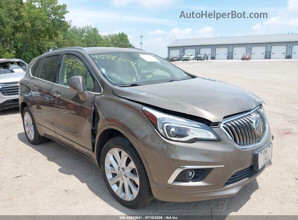 LRBFX4SX8JD058485 2018 BUICK ENVISION Gray Vista frontal