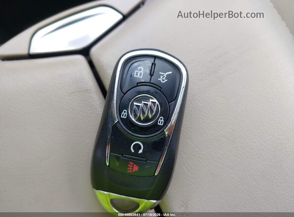LRBFX4SX8JD058485 2018 BUICK ENVISION Gray Vista del salpicadero