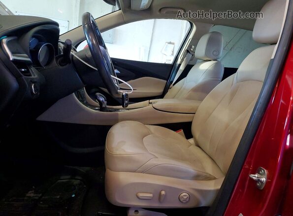 LRBFXASA2HD088599 2017 BUICK ENVISION Red Widok wnętrza z przodu