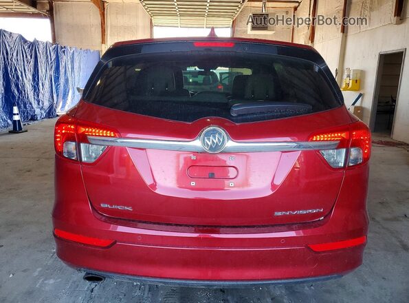 LRBFXASA2HD088599 2017 BUICK ENVISION Red Widok z tyłu