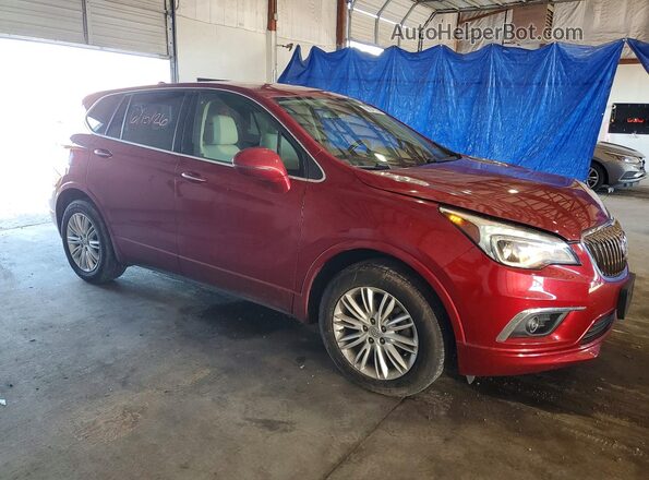 LRBFXASA2HD088599 2017 BUICK ENVISION Red Przód prawy