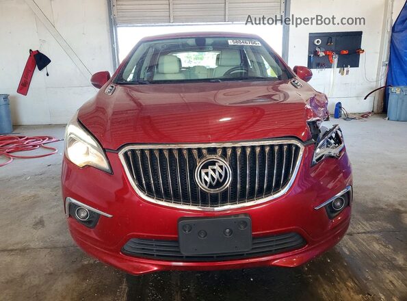 LRBFXASA2HD088599 2017 BUICK ENVISION Red Widok z przodu