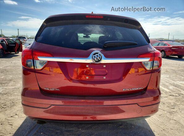 LRBFXASA9HD043045 2017 BUICK ENVISION Red უკანა ხედი
