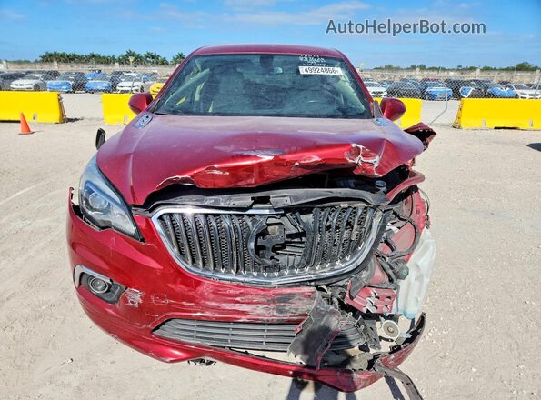 LRBFXASA9HD043045 2017 BUICK ENVISION Red წინა ხედი